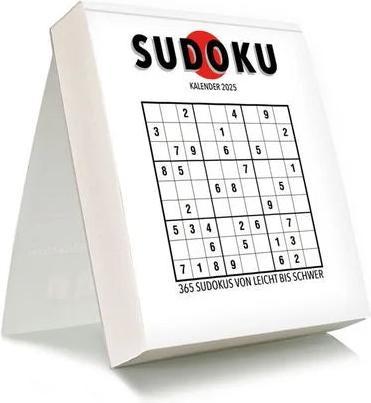 Actual product image Sudoku tear-off calendar 2025 (15 x 18 cm, No binding, German)