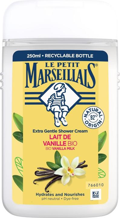 Actual product image Le Petit Marseillais Shower Cream Organic Vanilla Cream (250 ml)