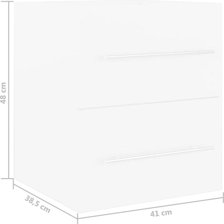 Produktbild VidaXL Waschbeckenunterschrank (41 x 38.5 x 48 cm)