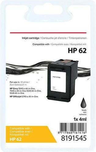 Produktbild Office Depot Tintenpatrone AR 152 DV Kompatibel HP 62 C2P04AE Schwarz (BK)