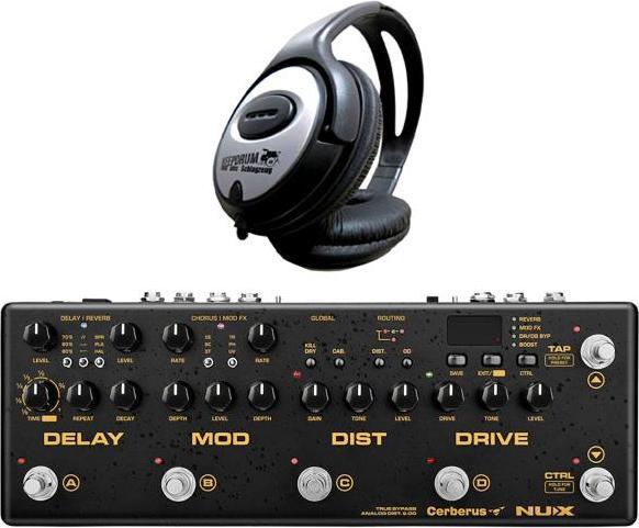 Produktbild NUX Cerberus Multi-Effektgerät mit Kopfhörer (Gitarre)