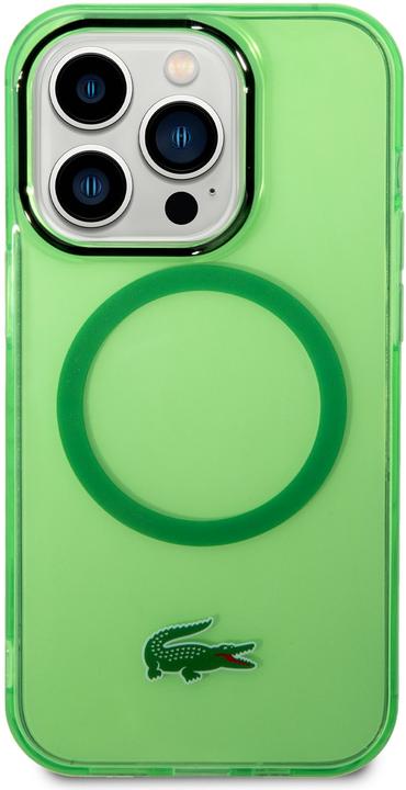 Image du produit Lacoste LCHMP14XULON iPhone 14 Pro Max 6.7" zielony/green étui rigide transparent MagSafe (Apple iPhone 14 Pro Max)