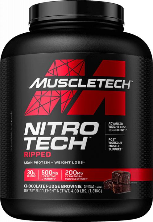 Muscle Tech Performance Series Nitro-Tech Ripped (Chocolate Fudge Brownie, 1 Stk., 2092 g)