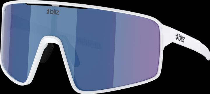 Actual product image Bliz P001S (White, Blue, Anthracite Blue Mirror, White)