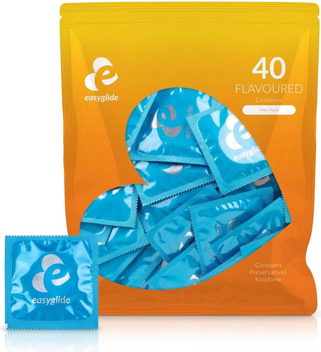 Productafbeelding EasyGlide Condooms met een smaakje (40 Pcs.)