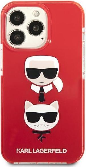 Productafbeelding Karl Lagerfeld Hardcover TPE Karl en Choupette Hoofdkoffer (Apple iPhone 13 Pro)