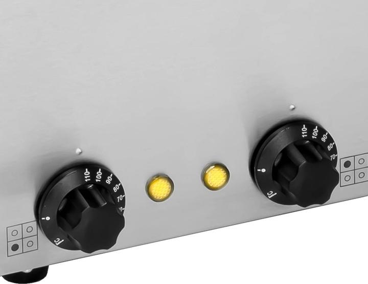 Produktbild Royal Catering Bain Marie Hotpot Rund Speisenwärmer Wasserbad Suppenstation Warmhalter 4Töpfen