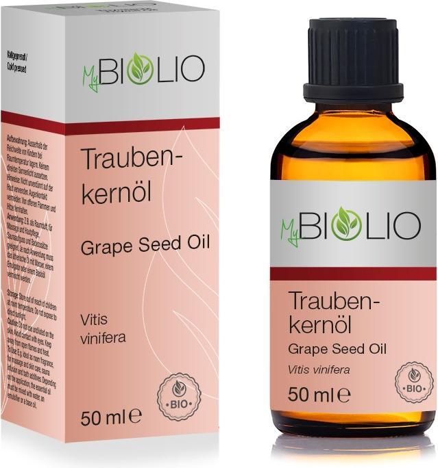 Immagine prodotto MyBiolio Olio di semi d'uva (Olio corpo, 50 ml)