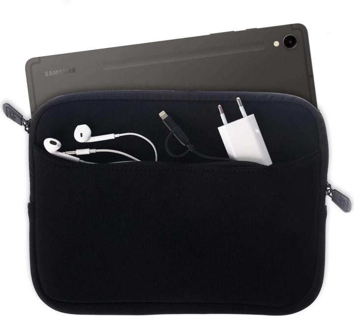 Produktbild !K7 DarkRoom Neopren Tasche/Sleeve| Samsung Galaxy Tab A & S bis 11| schwarz| (62929) (10.1" Tablets, Tablets 10", 10" Tablets)