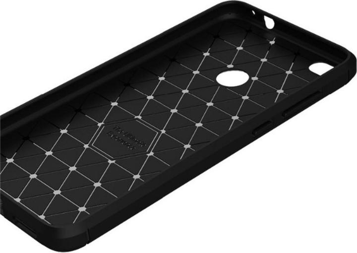 Actual product image Screenguard Huawei P8 Lite 2017 Cover Carbon Brushed Soft TPU (Huawei P8 Lite (2017))