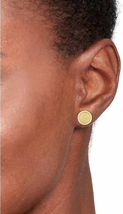 Actual product image Tommy Hilfiger Nápadité pozlacené náušnice pecky Dust 2780704 (Stainless steel)