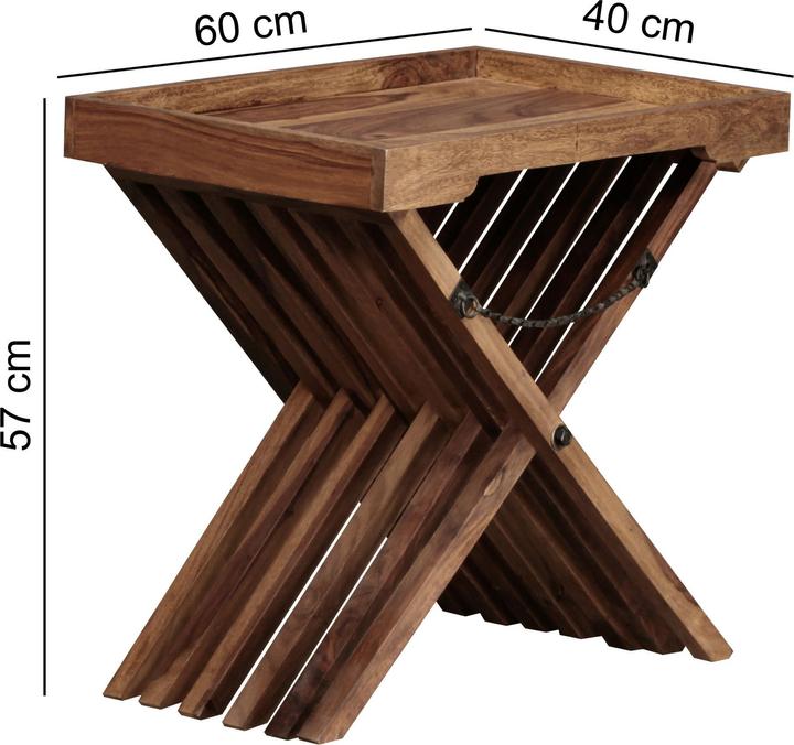 Actual product image Wohnling Mumbai (60 x 40 x 57 cm)