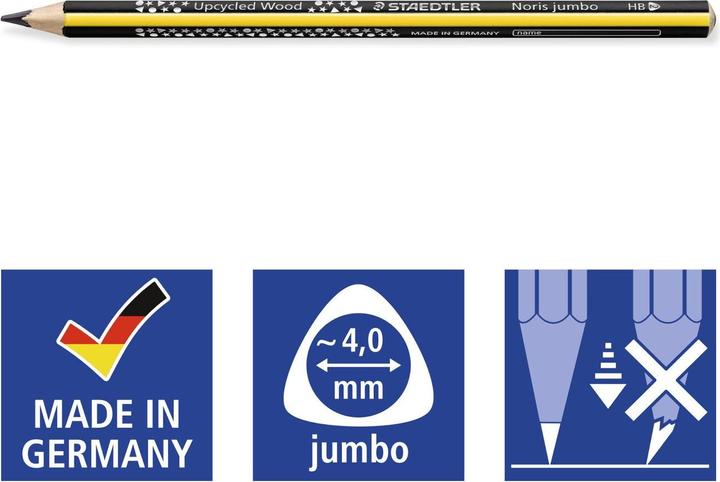 Produktbild Staedtler Schreiblernbleistift 'Noris Club triplus jumbo' 119 HB (4 mm, HB, 1 x)