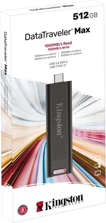 Image du produit Kingston DataTraveler Max (512 Go, USB-C)