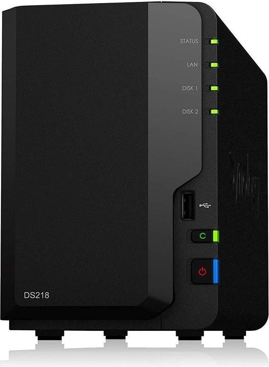 Produktbild Synology Ds218 (2 x 4 TB, WD Red Plus)