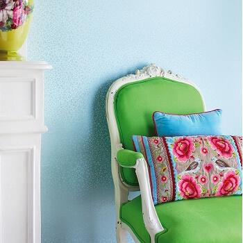 Actual product image PIP Studio PIP II wallpaper Lovely Branches light blue