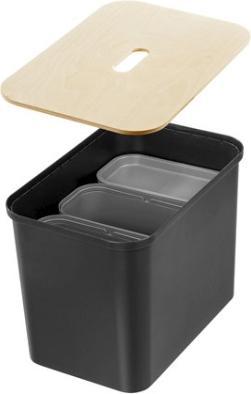 Image du produit Smartstore Boîte de rangement/banque COLLECT, 76 litres, noir (76 l)