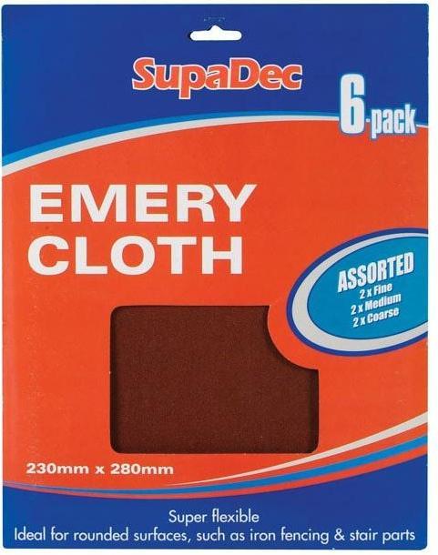 Immagine prodotto Supa Dec Salviette Smeriglio Confezione da 6 pezzi (6 pz.)