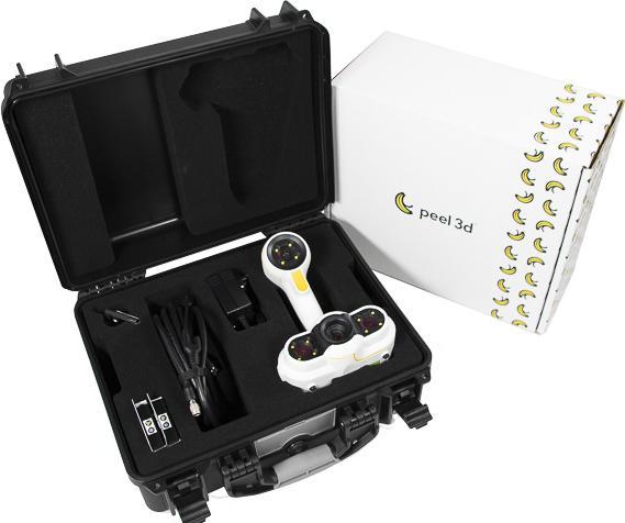 Produktbild Creaform PEEL2 3D Scanner in Rugged Case with Calibration Plate 4m USB/Power Cable 2x500 Targets 1y Warran...