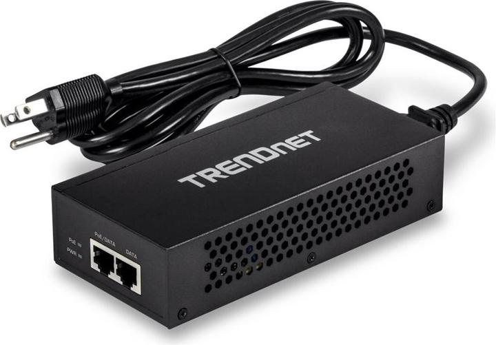Trendnet TPE-117GI Power Injector (Proprietär 48V, Passive 24V PoE-in, 802.3af (PoE), 802.3bt (PoE++), Proprietär 24V, UPOE, 60 W)