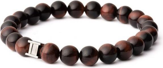 Gemini Armband - Naturstein Tigerauge - Grösse S