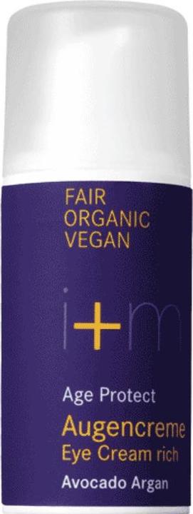 Image du produit i+m Naturkosmetik Age Protect Eye Cream Rich (Crème, 15 ml)