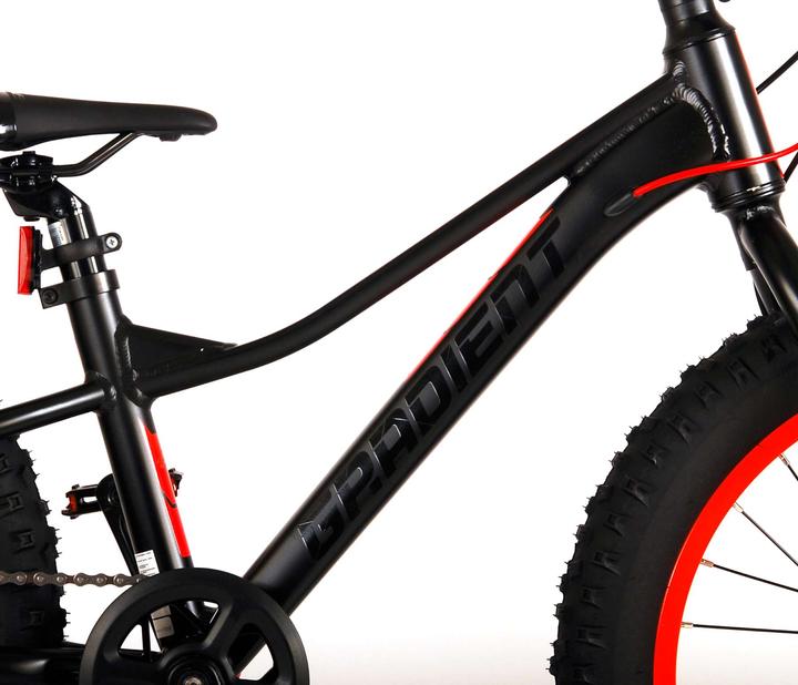 Produktbild Volare Gradient Kinderfiets Jongens 20 inch Zwart Oranje Rood 6 speed Prime Collection (20")