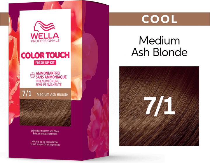 Produktbild Wella Color Touch Fresh-Up-Kit 7/1 (7, 1 Medium Ash Blonde)
