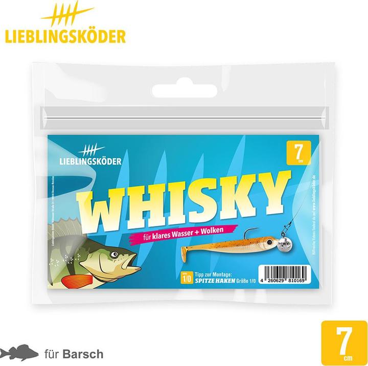 Produktbild Lieblingsköder Whisky (klares Wasser, Wolken) (7 cm)