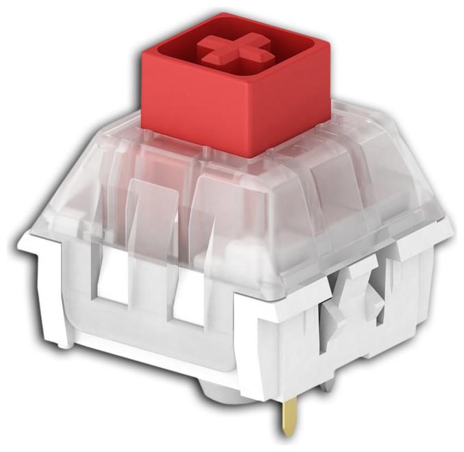 Produktbild Ducky Kailh Box Red Switches, mechanisch, 3-Pin, linear, MX-Stem, 45g - 110 Stück