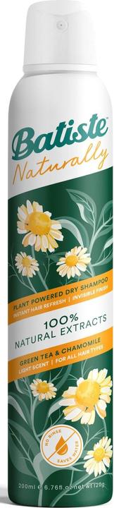 Produktbild Batiste Trockenshampoo Naturally Green Tea&Chamomille (200 ml, Trockenshampoo)
