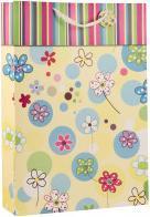 IKO Geschenktüte XXL Ganzjahr-Motiv mit Blumen 72x50x1 (Geschenktüte)