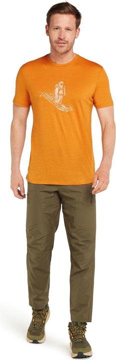 Actual product image Icebreaker Men Merino Mer 150 Tech Lite SS T Skiing Yeti (XL)