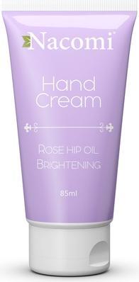 Nacomi Hand Cream Rose Hip Oil Brightening Lightening Cream To Hand With Rose Rose Oil And Sweet (85 ml)