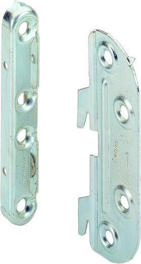 Produktbild Hettich Bettbeschlag, verzinkt, 4 Stck (Verbindungsbeschlag, 4 Stk.)
