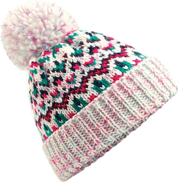 Image du produit Beechfield Bonnet unisexe adulte Blizzard Geometric Bobble Beanie