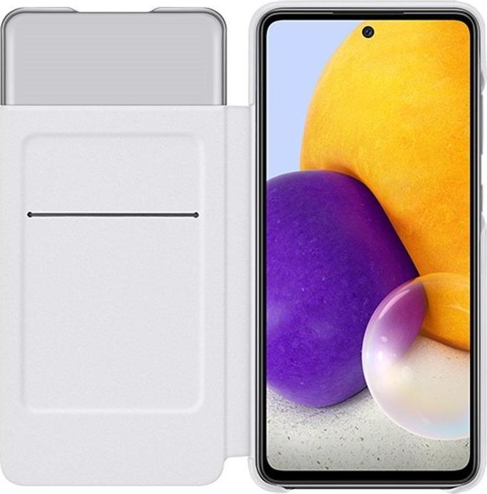 Actual product image Samsung Smart S View Wallet Cover for A725 Galaxy A72 white (Samsung Galaxy A72)