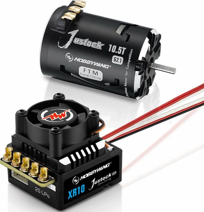 Produktbild Hobbywing Xerun Justock Combo G3S mit 13.5 Turn 3200kV für 1:10 Stock