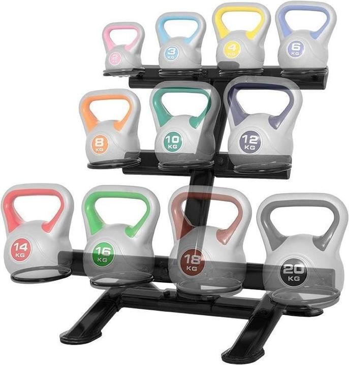 Actual product image Gorilla Sports Kettlebell rack