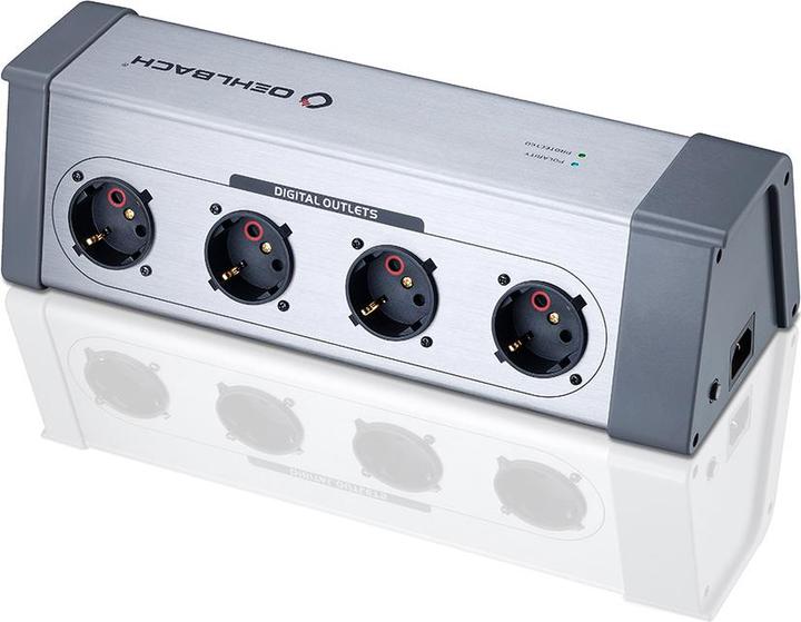 Actual product image Oehlbach XXL Powersocket 908 - 8-fold HighEnd Schuko power strip in metal housing (8 x, CEE 7/3, 1.50 m)