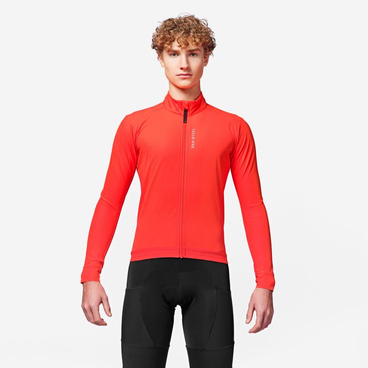 Actual product image Van rysel Bike winter jacket racing bike Racer 2 men orange (XL)