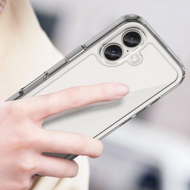Immagine prodotto Hurtel Custodia Outer Space con cornice in gel per iPhone 16 - trasparente (Apple iPhone 16)