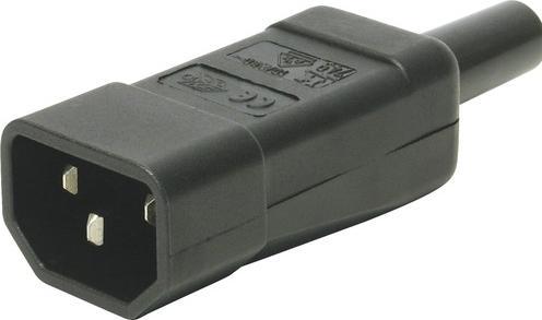 Immagine prodotto Kaiser 749/sw Connettore IEC 749 Spina, dritta Numero totale di poli: 2 + P