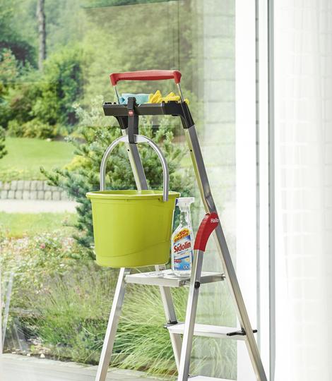 Actual product image Hailo ComfortLine XXR EasyClix 4 steps (Stepladder, 46 cm)