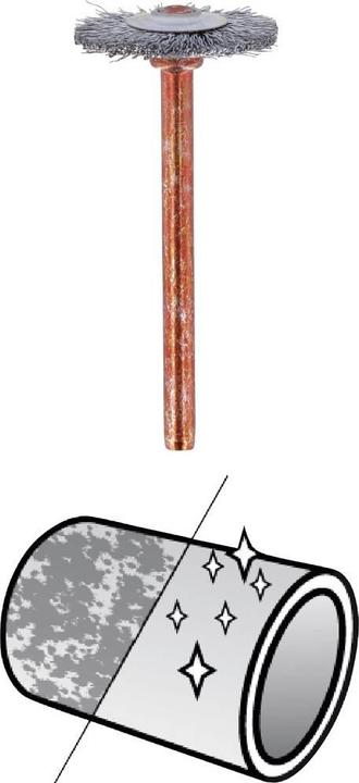 Actual product image Dremel Stainless steel brush Ø 19.0 mm (2 pieces)