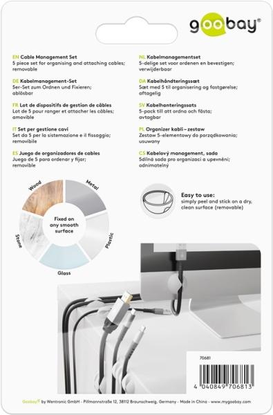 Image du produit Goobay Kabel Management Set
