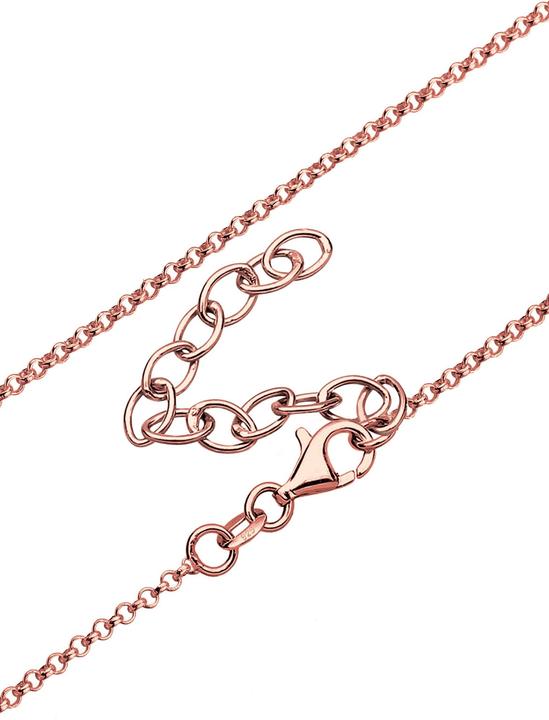 Actual product image Elli Necklace Basic Pea Chain Choker 925 Sterling Silver (925 sterling silver, 36 cm)