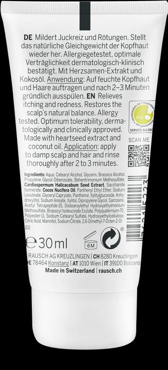 Immagine prodotto Rausch Balsamo Sensitive con Semi di Cuore Fl 30 ml (30 ml)