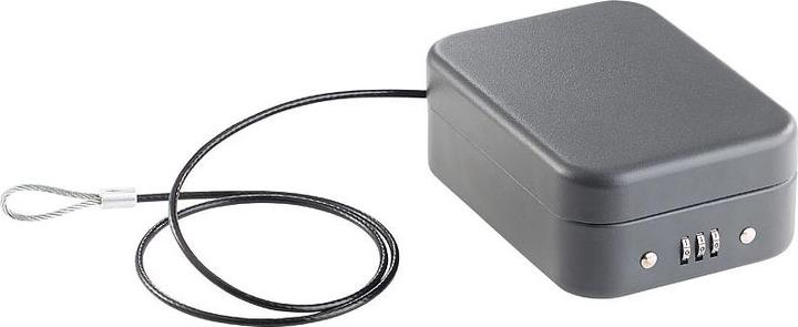 Xcase Mini steel safe with combination lock & security cable