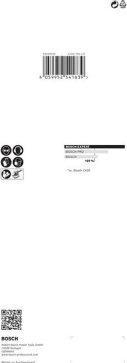 Produktbild Bosch Professional Zubehör EXPERT C470 Schleifpapier ohne Löcher für Schwingschleifer, 93 x 230 mm, G 240, 10-tlg. (240)